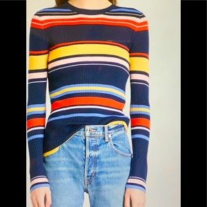 Frame striped long sleeve never worn tags removed